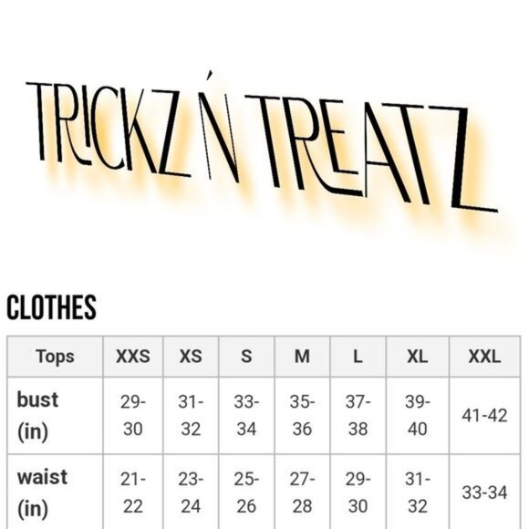 Trickz N Treatz Z‑O‑M‑B‑I‑E Cheerleader Costume – Distressed Pleated Raw Hem XS - Picture 14 of 14